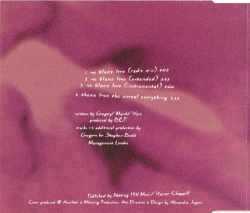 We Blame Love - Back