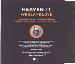 We Blame Love - Back