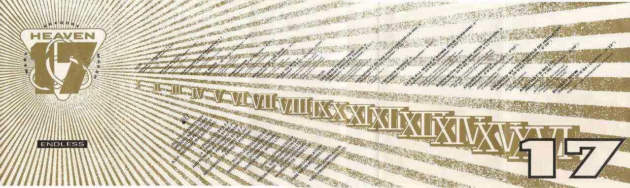 Endless cassette booklet front