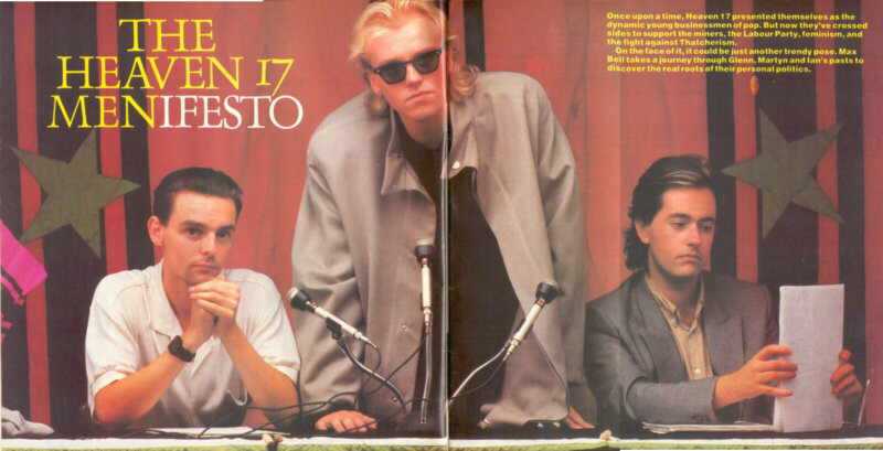 The Heaven 17 Menifesto in No1 01Sep1984