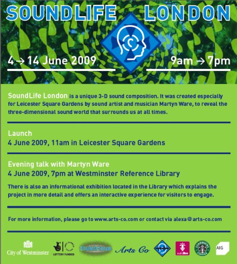 Soundlife London invitation